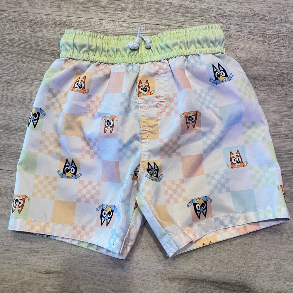 Bluey 3T boys swim trunks